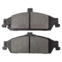 MPA 1001-0727M Quality-Built Premium Semi-Metallic Brake Pads w/ Hardware