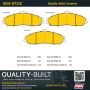 MPA 1001-0731C Quality-Built Premium Ceramic Brake Pads w/ Hardware