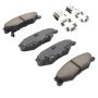 MPA 1001-0732M Quality-Built Premium Semi-Metallic Brake Pads w/ Hardware