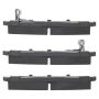 MPA 1001-0732M Quality-Built Premium Semi-Metallic Brake Pads w/ Hardware