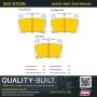 MPA 1001-0733M Quality-Built Premium Semi-Metallic Brake Pads w/ Hardware