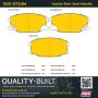 MPA 1001-0734M Quality-Built Premium Semi-Metallic Brake Pads