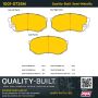 MPA 1001-0735M Quality-Built Premium Semi-Metallic Brake Pads w/ Hardware