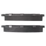 MPA 1001-0735M Quality-Built Premium Semi-Metallic Brake Pads w/ Hardware