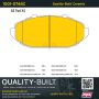 MPA 1001-0748C Quality-Built Premium Ceramic Brake Pads w/ Hardware