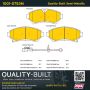 MPA 1001-0753M Quality-Built Premium Semi-Metallic Brake Pads w/ Hardware
