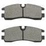 MPA 1001-0754M Quality-Built Premium Semi-Metallic Brake Pads w/ Hardware