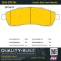 MPA 1001-0757M Quality-Built Premium Semi-Metallic Brake Pads w/ Hardware