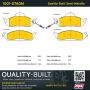 MPA 1001-0760M Quality-Built Premium Semi-Metallic Brake Pads w/ Hardware