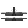 MPA 1001-0763C Quality-Built Premium Ceramic Brake Pads w/ Hardware