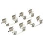 MPA 1001-0764M Quality-Built Premium Semi-Metallic Brake Pads w/ Hardware