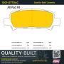 MPA 1001-0770AC Quality-Built Premium Ceramic Brake Pads w/ Hardware