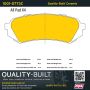MPA 1001-0773C Quality-Built Premium Ceramic Brake Pads w/ Hardware