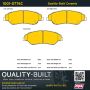 MPA 1001-0774C Quality-Built Premium Ceramic Brake Pads w/ Hardware