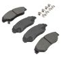 MPA 1001-0774M Quality-Built Premium Semi-Metallic Brake Pads w/ Hardware