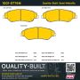 MPA 1001-0774M Quality-Built Premium Semi-Metallic Brake Pads w/ Hardware