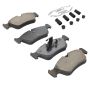MPA 1001-0781C Quality-Built Premium Ceramic Brake Pads w/ Hardware
