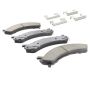 MPA 1001-0784C Quality-Built Premium Ceramic Brake Pads w/ Hardware