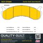 MPA 1001-0786M Quality-Built Premium Semi-Metallic Brake Pads w/ Hardware