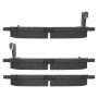 MPA 1001-0787M Quality-Built Premium Semi-Metallic Brake Pads w/ Hardware