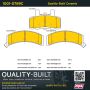 MPA 1001-0789C Quality-Built Premium Ceramic Brake Pads w/ Hardware