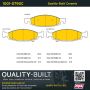 MPA 1001-0790C Quality-Built Premium Ceramic Brake Pads w/ Hardware