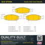 MPA 1001-0790M Quality-Built Premium Semi-Metallic Brake Pads w/ Hardware