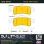 MPA 1001-0791C Quality-Built Premium Ceramic Brake Pads w/ Hardware