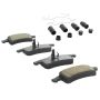 MPA 1001-0791M Quality-Built Premium Semi-Metallic Brake Pads w/ Hardware