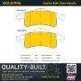 MPA 1001-0791M Quality-Built Premium Semi-Metallic Brake Pads w/ Hardware