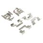 MPA 1001-0792M Quality-Built Premium Semi-Metallic Brake Pads w/ Hardware