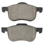 MPA 1001-0794M Quality-Built Premium Semi-Metallic Brake Pads w/ Hardware