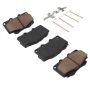 MPA 1001-0799M Quality-Built Premium Semi-Metallic Brake Pads w/ Hardware