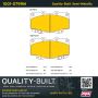 MPA 1001-0799M Quality-Built Premium Semi-Metallic Brake Pads w/ Hardware