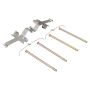 MPA 1001-0799M Quality-Built Premium Semi-Metallic Brake Pads w/ Hardware