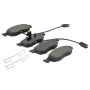 MPA 1001-0801M Quality-Built Premium Semi-Metallic Brake Pads w/ Hardware