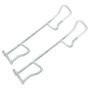 MPA 1001-0801M Quality-Built Premium Semi-Metallic Brake Pads w/ Hardware