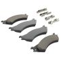 MPA 1001-0802C Quality-Built Premium Ceramic Brake Pads w/ Hardware