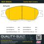 MPA 1001-0803C Quality-Built Premium Ceramic Brake Pads w/ Hardware