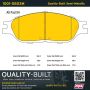 MPA 1001-0803M Quality-Built Premium Semi-Metallic Brake Pads w/ Hardware