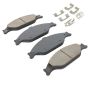 MPA 1001-0804C Quality-Built Premium Ceramic Brake Pads w/ Hardware