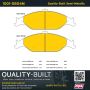 MPA 1001-0804M Quality-Built Premium Semi-Metallic Brake Pads w/ Hardware