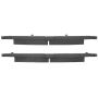 MPA 1001-0804M Quality-Built Premium Semi-Metallic Brake Pads w/ Hardware