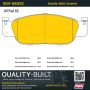 MPA 1001-0805C Quality-Built Premium Ceramic Brake Pads w/ Hardware