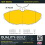 MPA 1001-0806C Quality-Built Premium Ceramic Brake Pads