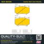 MPA 1001-0812M Quality-Built Premium Semi-Metallic Brake Pads w/ Hardware