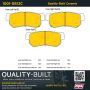 MPA 1001-0813C Quality-Built Premium Ceramic Brake Pads w/ Hardware