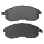 MPA 1001-0815AM Quality-Built Premium Semi-Metallic Brake Pads w/ Hardware