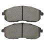 MPA 1001-0815AM Quality-Built Premium Semi-Metallic Brake Pads w/ Hardware