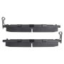 MPA 1001-0815BC Quality-Built Premium Ceramic Brake Pads w/ Hardware